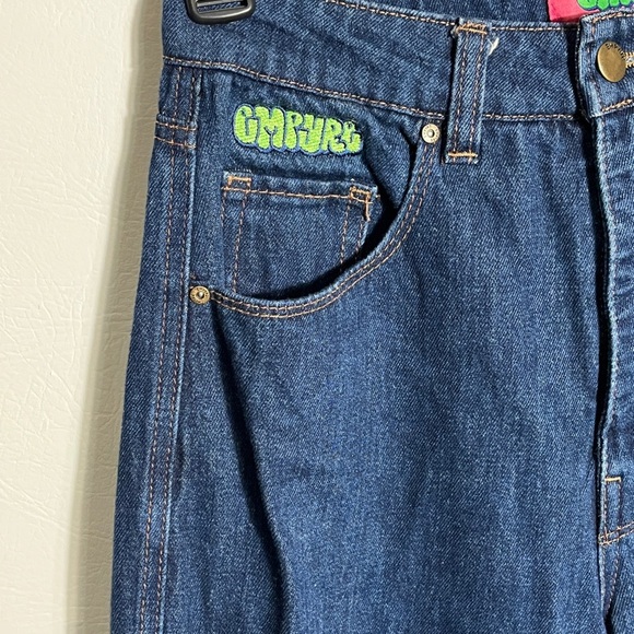 Empyre Tori Denim Cargo Jeans Baggy High waist sz 2 - Picture 3 of 13